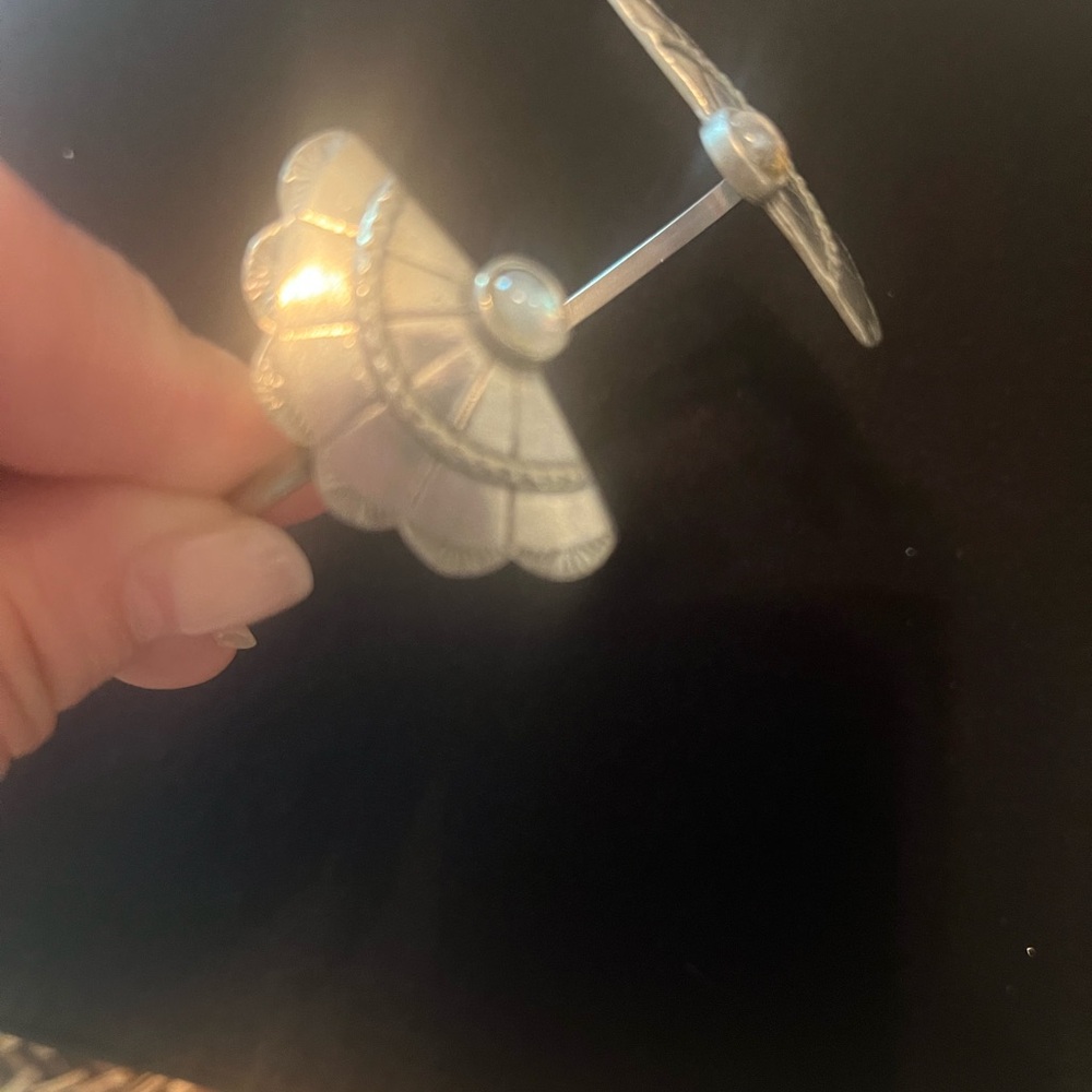 Western Split Concha Open Cuff - image 1